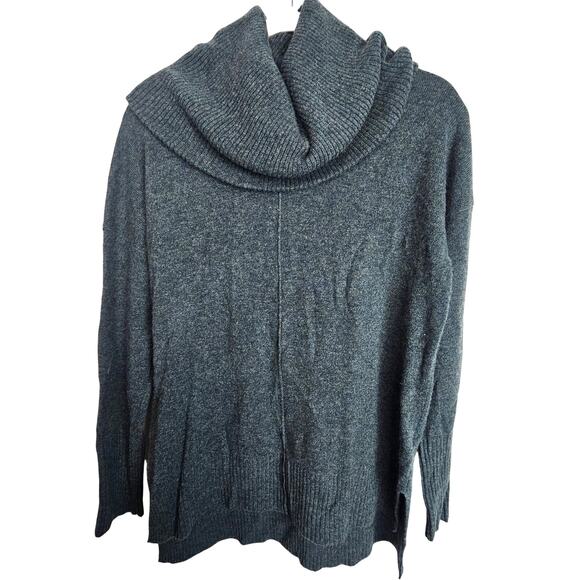 Adrienne Vittadini Womens 100% Cashmere Sweater Cowl Neck Size L Quiet Luxury - Picture 1 of 8